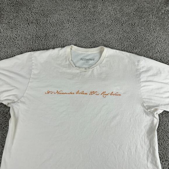 Rod Wave Shirt Mens Extra Large Beige Orange Jupiters Diary Hip Hop Rap Merch - Picture 8 of 11